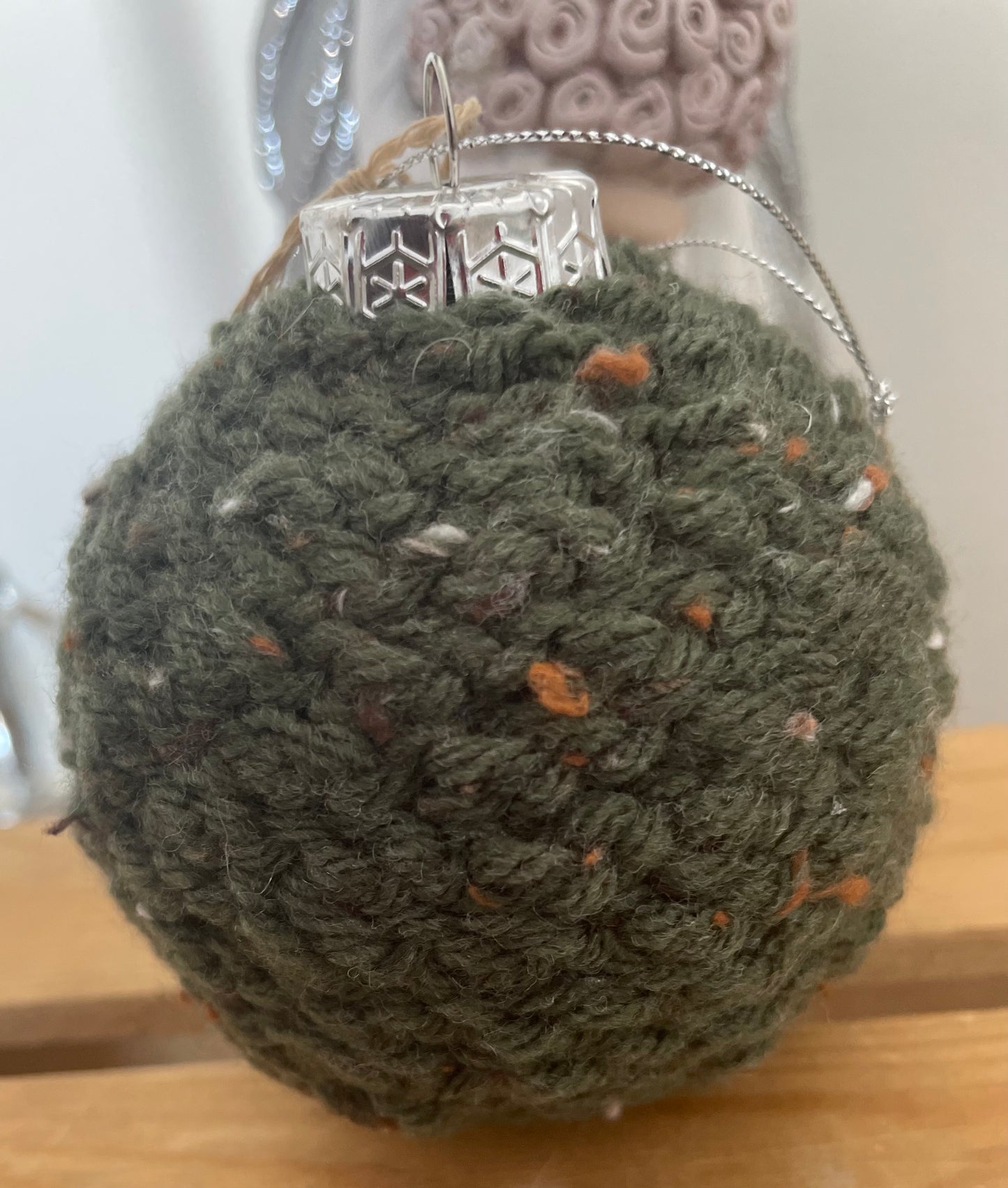 Handmade Crochet Christmas Baubles – Various Colours