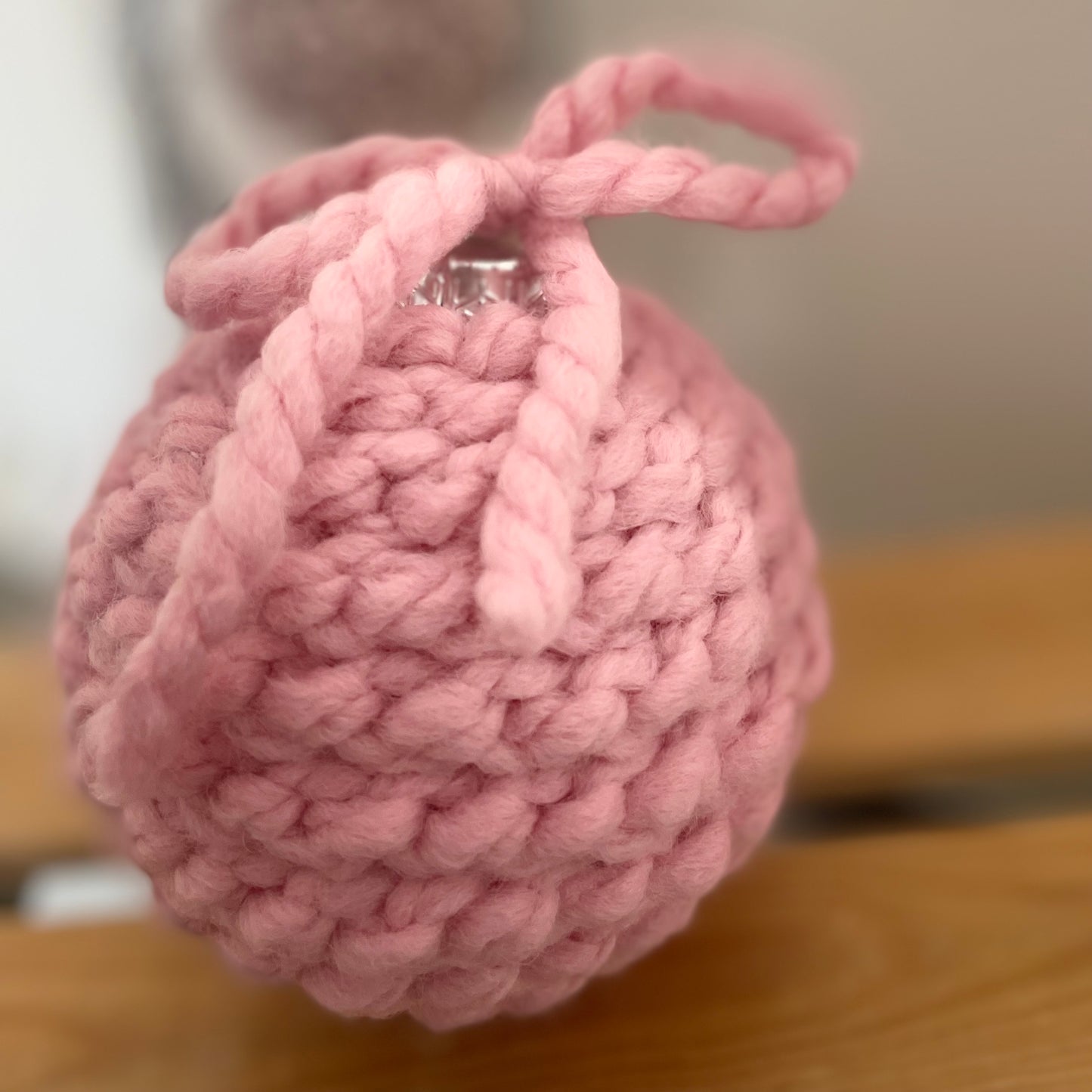 Handmade Crochet Christmas Baubles – Various Colours